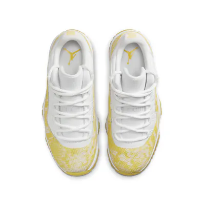 AH7860-107-Nike Air Jordan 11 Low Yellow Snakeskin3.jpg